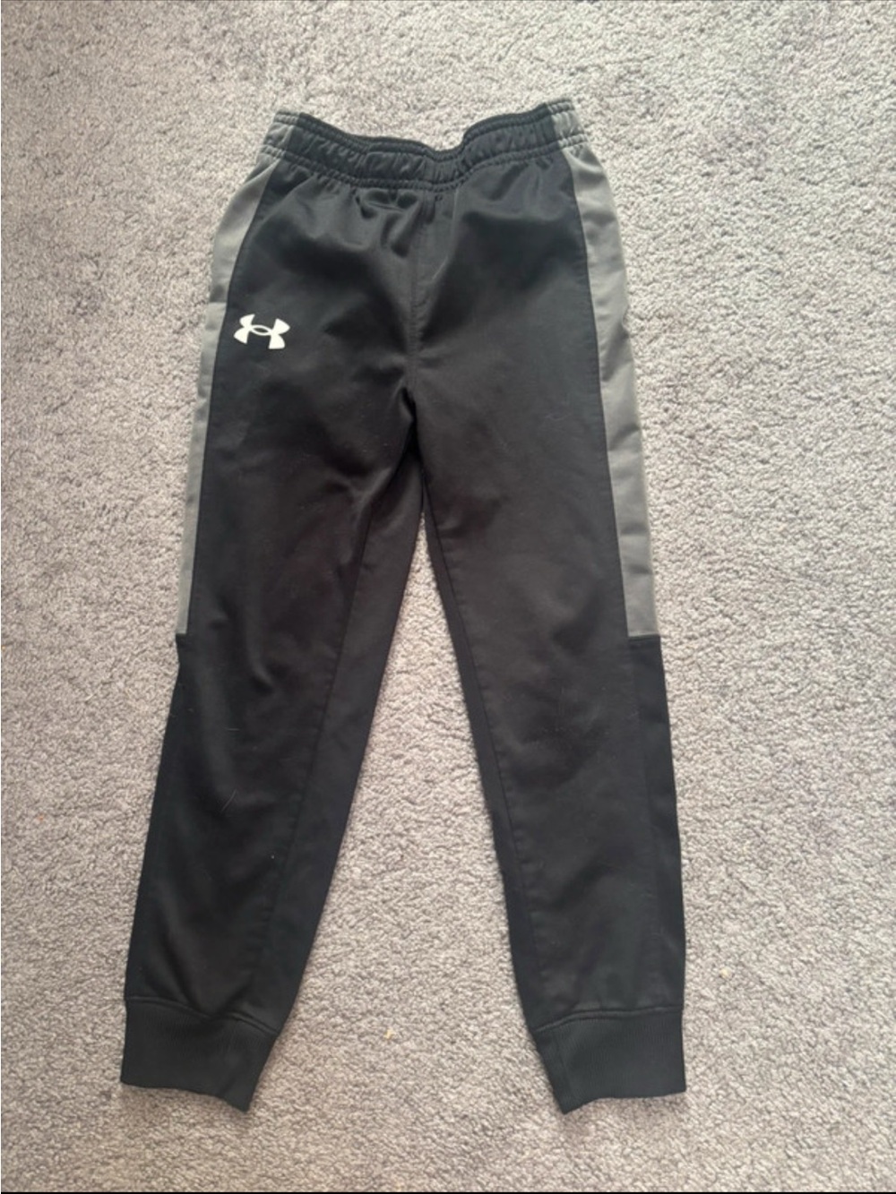 Under Armour Kids Black & Gray Athletic Joggers